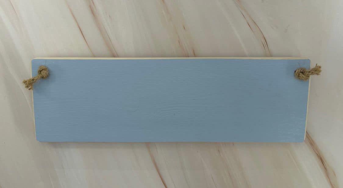 Personalise your own 30cm sign - 30cm Rustic Wooden Sign 7 Blue