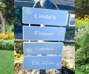 Home 23 Personalise cascading sign