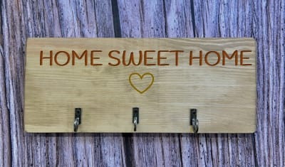 HOME SWEET HOME - Key/Pet Lead Hanger 7 HOME SWEET HOME - Key/Pet Lead Hanger - Image 7