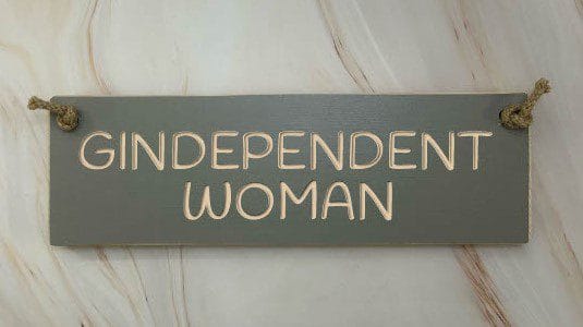 GINdependent Woman Elephant