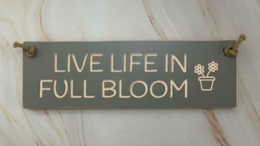 Live Life In Full Bloom