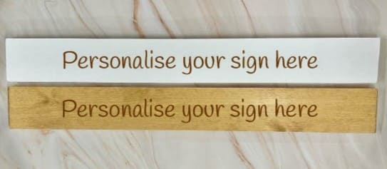 Personalise Your Own 80cm Sign – Rustic Wooden Sign