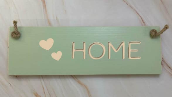 HOME (hearts) - 30cm Rustic Wooden Sign 5 HOME (hearts) cooking apple