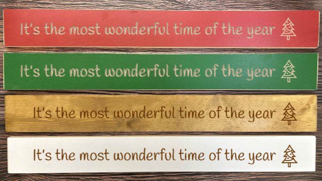 Its the most wonderful time of year - 80cm Rustic Wooden Sign 1 Its the most wonderful time of year - 80cm Rustic Wooden Sign