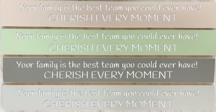 Your family is the best team... - 80cm Rustic Wooden Sign 2 Your family is the best team... - 80cm Rustic Wooden Sign - Image 2