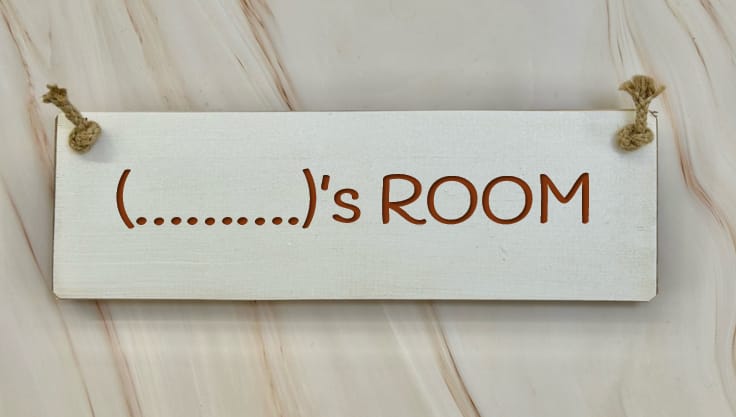 (Name) ROOM - 30cm personalise a sign for someones room 7 (Name) ROOM - 30cm personalise a sign for someones room - Image 7