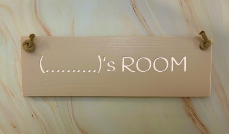 (Name) ROOM - 30cm personalise a sign for someones room 6 (Name) ROOM - 30cm personalise a sign for someones room - Image 6